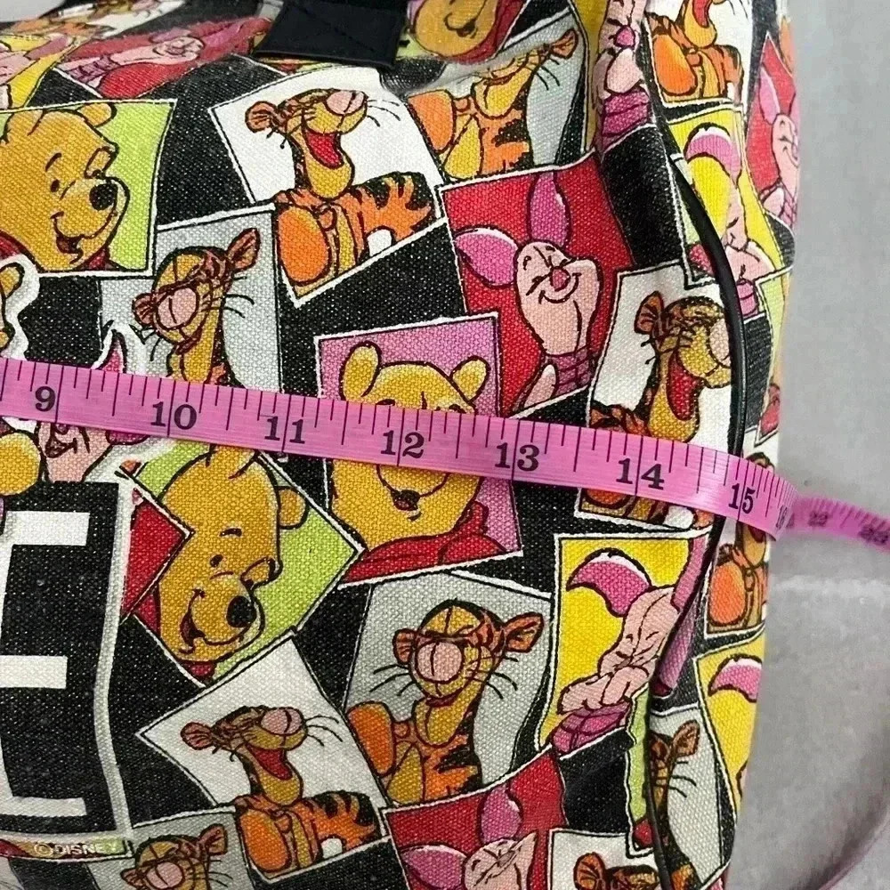 Vintage Winnie  The Pooh Cotton Duffle bag- No Shoulder Strap - Picture 2 of 13